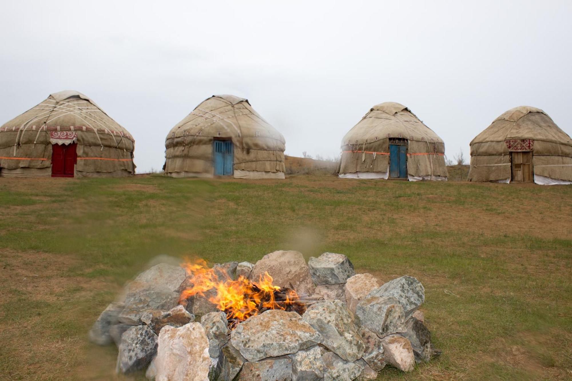 Authentic Uzbek Yurt Camp Eco-Friendly Hotel Nurota Exterior photo